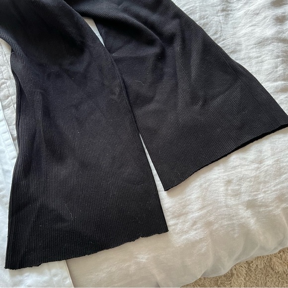 NWT Princess Polly Judy Wide Leg Knit Pants in Black - Petite - Picture 5 of 8